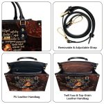 I Am - Personalized Leather Handbag Sbhn16