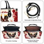 We'Re A Team - Personalized Leather Handbag Stb154