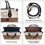 Amazing Grace - Personalized Leather Handbag Mb49