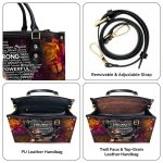 Africa Map - Leather Handbag Sb454