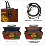 Black History Month - Personalized Leather Handbag Stb190A