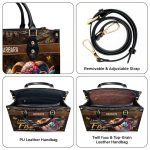 Zodiac Signs - Bohemian Personalized Leather Handbag Sbhn04