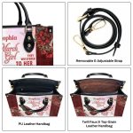 I Am The Storm - Personalized Leather Handbag Sbt36
