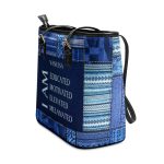 I Am - Jean Personalized Leather Totebag