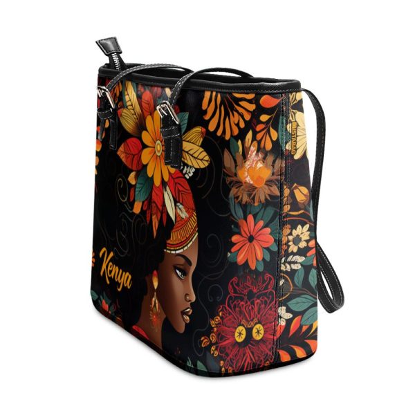 Blackbohemian- Personalized Leather Totebag