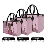 I Didn'T Come This Far To Only Come This Far - Personalized Leather Hand Bag Stb100