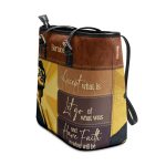 Have Faith In What Will Be - Personalized Leather Totebag