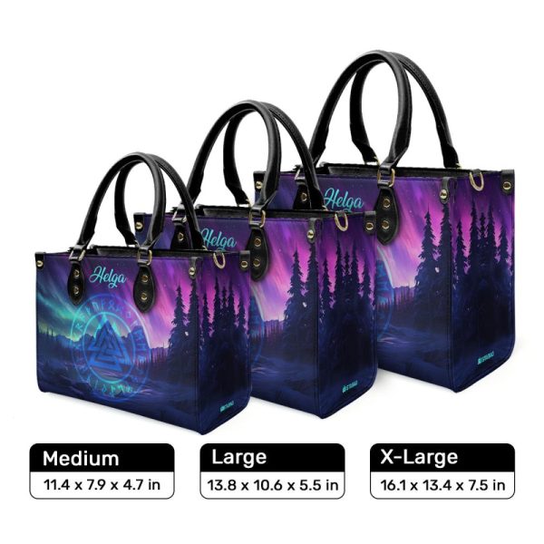 Valknut - Personalized Leather Handbag Stb158