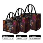 Afro Map - Personalized Leather Handbag Stb43