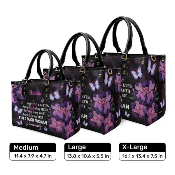 Phenomenal Black Woman - Personalized Leather Hand Bag Stb81
