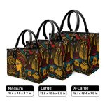 The Black Origin - Personalized Leather Handbag Stb18