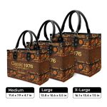 Classic Brown Bag - Personalized Leather Handbag Stb52