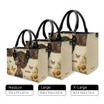 A Gorgeous Black Queen - Personalized Leather Handbag Sblhblm1097Ta