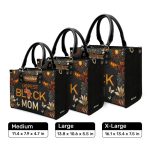 Dopest Black Mom - Personalized Leather Handbag Mb64A