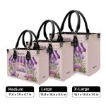 La Vie En Rose - Personalized Leather Hand Bag Sblhbt71