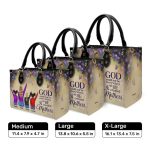 God Could Not Be Everywhere So He Created Mothers - Personalized Leather Handbag Stb211