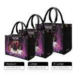 The Queen Vintage Style - Personalized Leather Handbag Sblhbnum883M