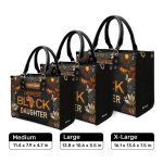 Dopest Black Daughter - Personalized Leather Handbag Mb64B
