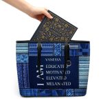 I Am - Jean Personalized Leather Totebag