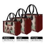 My Greatest Blessings Call Me  - Personalized Leather Handbag