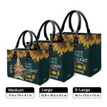 I'M Mostly Peace - Personalized Leather Handbag Sbhn12