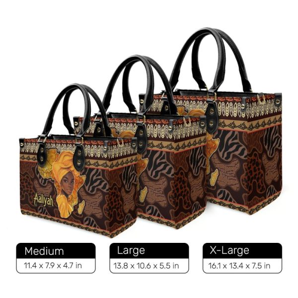 African Heritage  - Personalized Leather Handbag