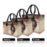 She Is - Personalized Leather Handbag