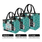 World'S Best Dog Mom - Personalized Leather Handbag Sbha04
