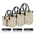 Stronger Than The Storm - Personalized Leather Handbag Sbhn14