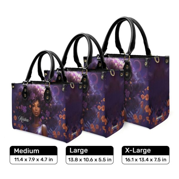 Blooming - Personalized Leather Handbag Mb59