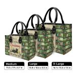 Reading Is Dreaming With Your Eyes Open - Personalized Leather Handbag Sblhbltn974Ta