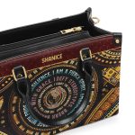Mantra - I Am A Fierce Spirit - Personalized Leather Handbag Mb03