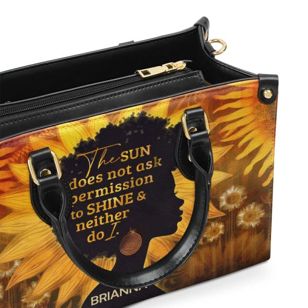 I Shine - Personalized Leather Handbag Mb11