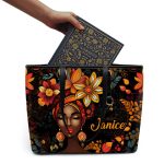 Radiant Roots - Personalized Leather Totebag
