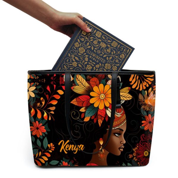 Blackbohemian- Personalized Leather Totebag