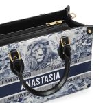 Lion - Four Seasons - Personalized Leather Handbag Stb122