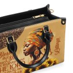 Blessed Is She Who Has Believed That The Lord Would Fulfill His Promises To Her! - Personalized Leather Handbag Stb152