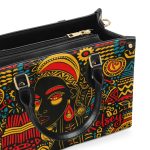 African Culture - Personalized Leather Handbag With Unique Texture Stb17