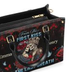 From The First Kiss Till The Last Breath - Personalized Leather Handbag Mb70