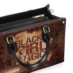 Black Girl Magic - Personalized Leather Handbag Mb69