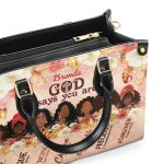 God Says You Are - Personalized Leather Handbag Sblhblm2478L