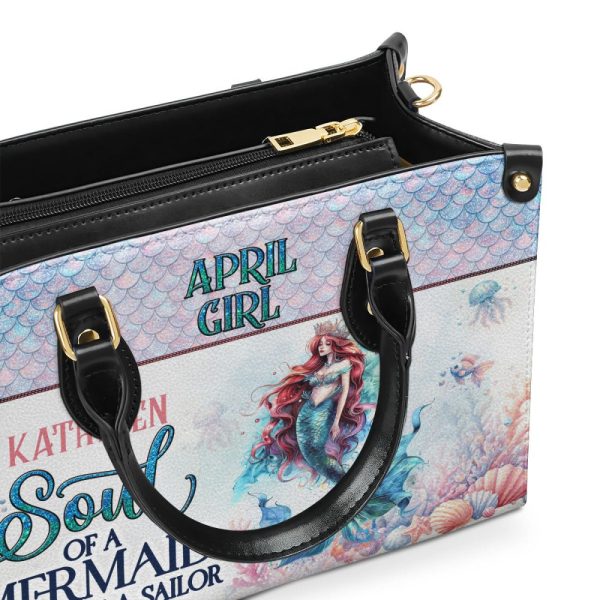 Mermaid - Personalized Leather Handbag Mb94
