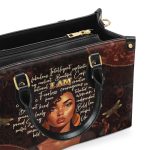 I Am - Personalized Leather Handbag Sbhn16