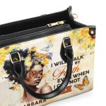 I Will Walk By Faith - Personalized Leather Handbag Sblhbltu2799L