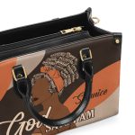 God Says I Am - Personalized Leather Handbag Stb94