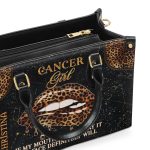 If My Mouth Doesn'T Say It My Face Definitely Will - Personalized Leather Handbag Mb93