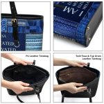 I Am - Jean Personalized Leather Totebag