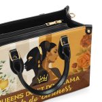 Queens Don'T Do Drama We Do Business - Leather Handbag Stb206