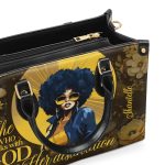 She Who Walks With God Will Always Reach Her Destination - Personalized Purple Leather Handbag Stb169