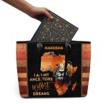 I Am My Ancestors Wildest Dreams - Personalized Leather Totebag